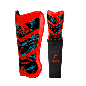 Reusch Shinguard Attrakt Supreme 5377040 3335 schwarz rot 1